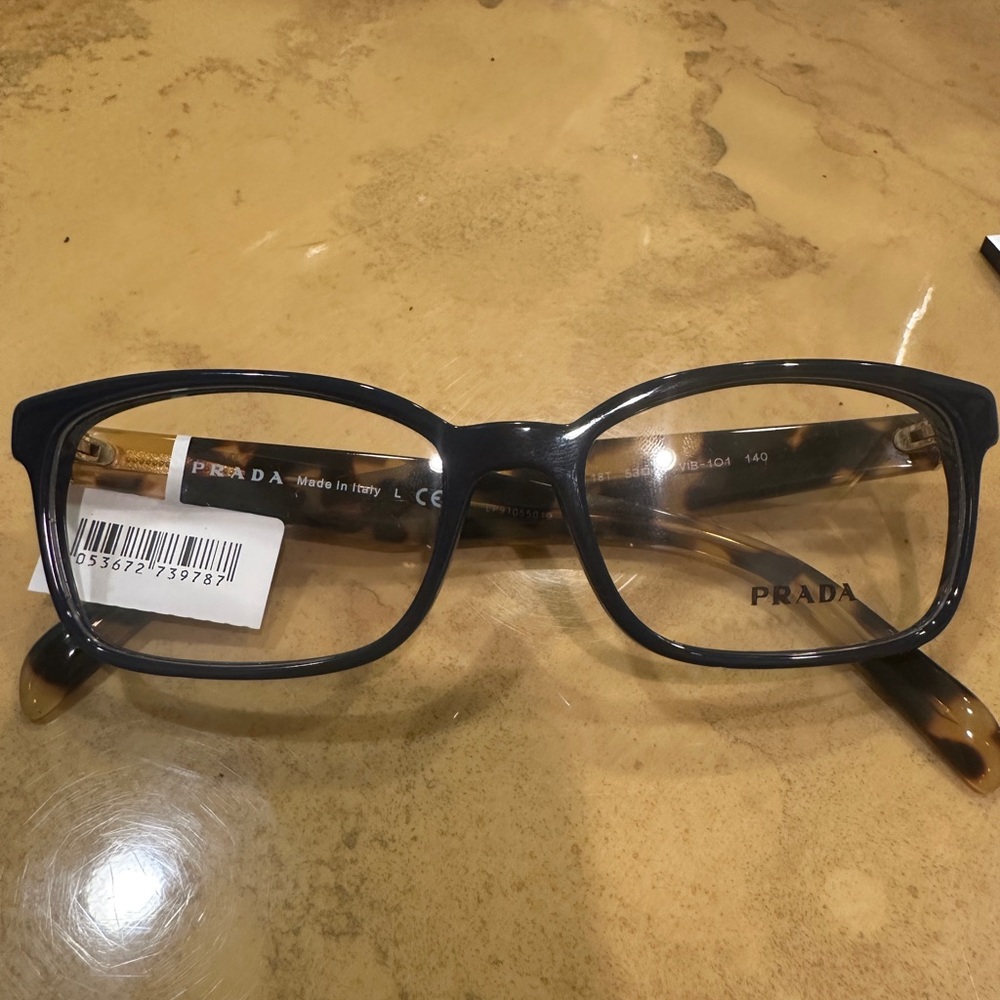 Prada Black and Brown Women's Glasses
